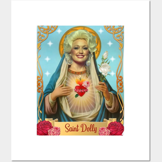 saint dolly parton Wall Art by danyrans